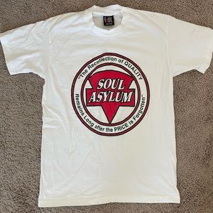 Vintage 1990s Soul Asylum Band Tee | White